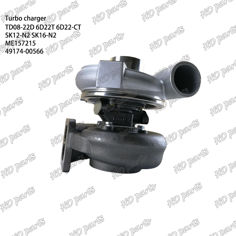 TD08-22D 6D22T 6D22-CT SK12-N2 SK16-N2 Turbo charger ME157215 49174-00566 Suitable For Mitsubishi Engine Parts