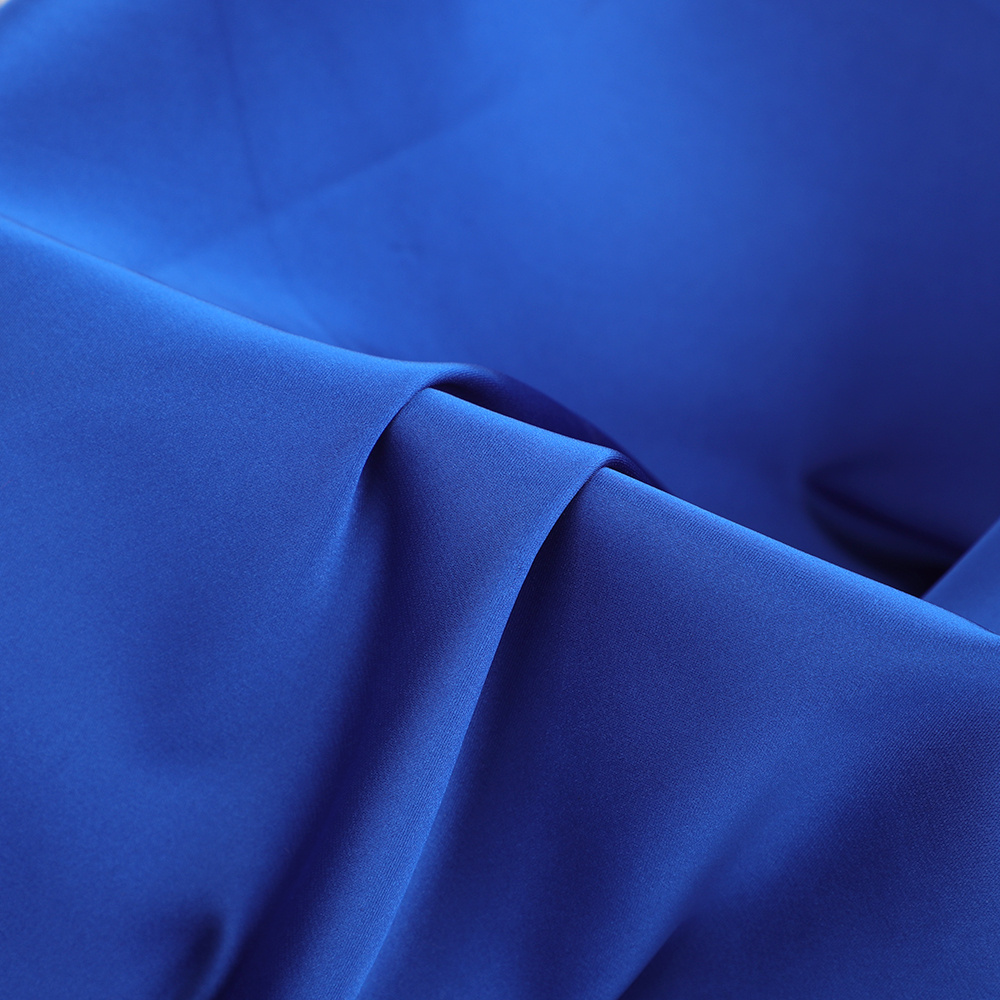 Dull Satin Woven Fabric 97% Polyester 3%Spandex Heavy Spandex Silk Satin for Costume Fabric