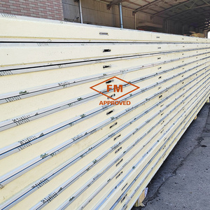 Customized Size Polyurethane Sandwich Panels For Cold Room 50/75/100/120/150/200mm