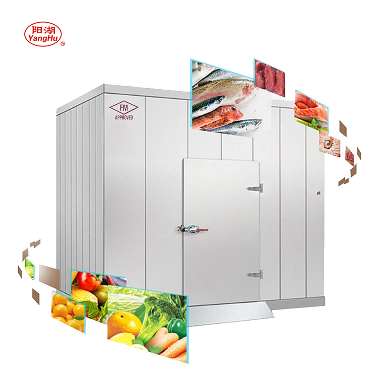 China good hinged door cold room reefer frozen room cold storage freezer room