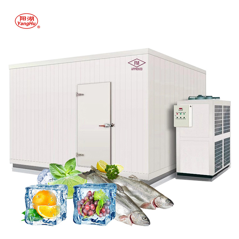 Yanghu FM Approval Walk-in Freezer Fridge Refrigerated Warehouse Room Freezing Chamber Refrigeration Chiller for Vegetables