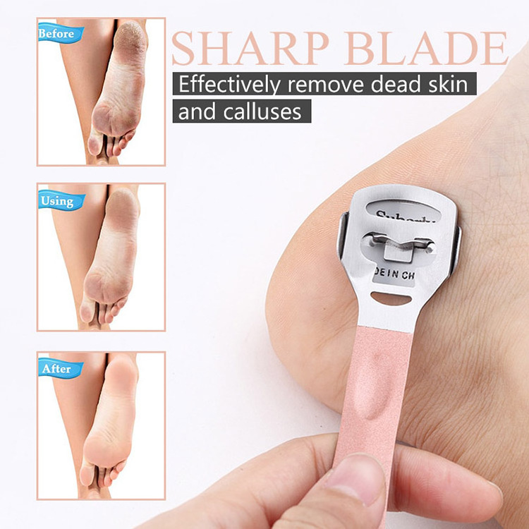 Stainless Steel  handle Callus Remover Foot Care Hard Dead Skin Corn Cutter Shaver Tool