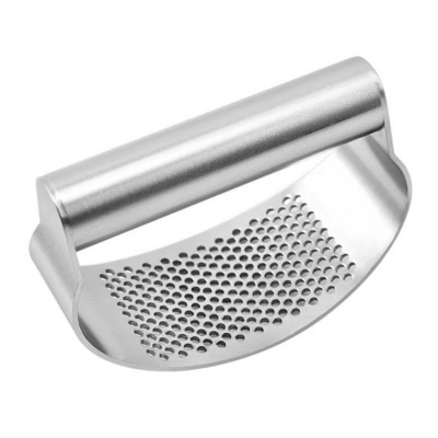 100% Stainless Steel Garlic Masher Rocker Crusher Chopper Mincer Press Kitchen Garlic Press Rocker