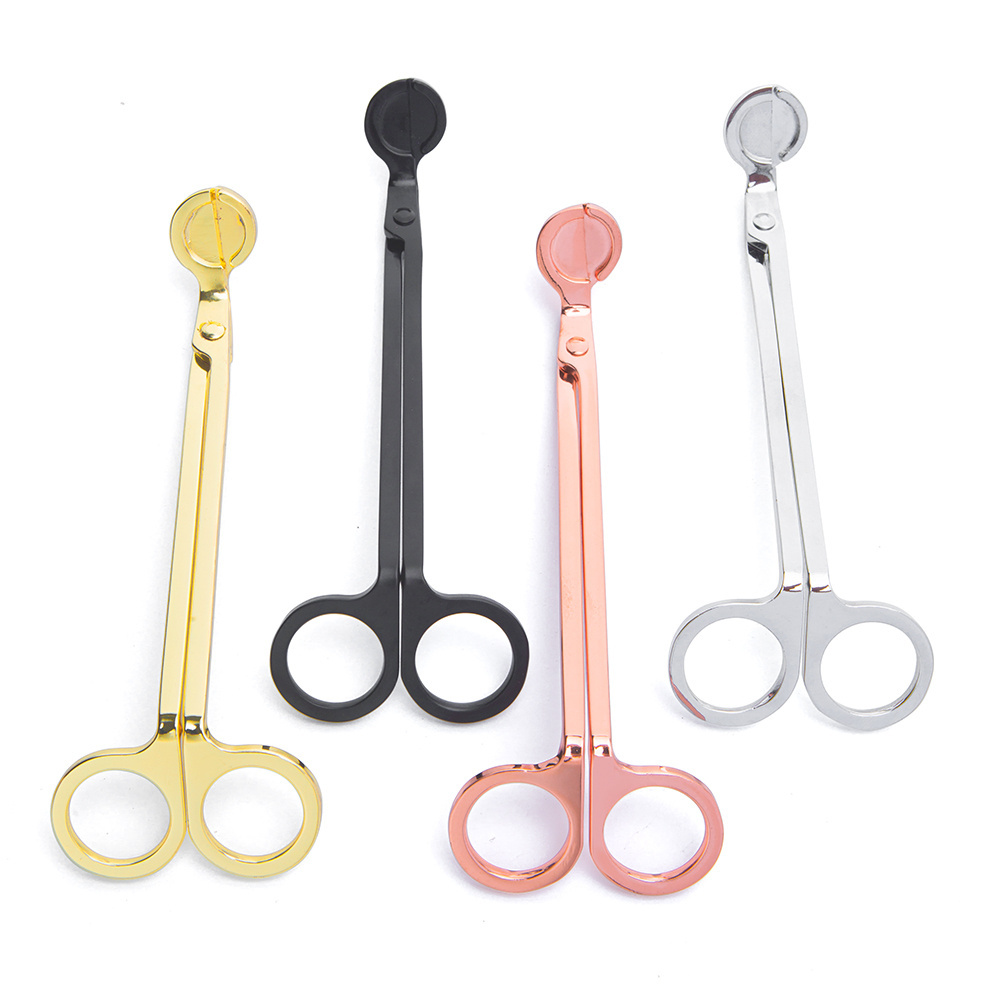 YAMEI Holiday special gift Multi-color candle scissors stainless steel wick trimmer box set