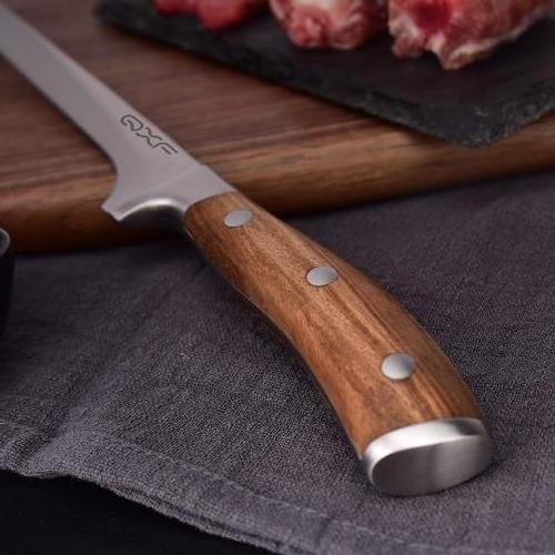 High grade 7 Inch Zebra Wood Handle Fish boning Knife