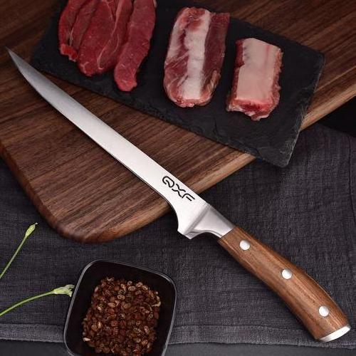 High grade 7 Inch Zebra Wood Handle Fish boning Knife