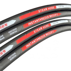 High Tensile Steel Wire Braided Steam Car Wash Hose Hydraulic Rubber Flexible High Pressure/temperature Steam Hose