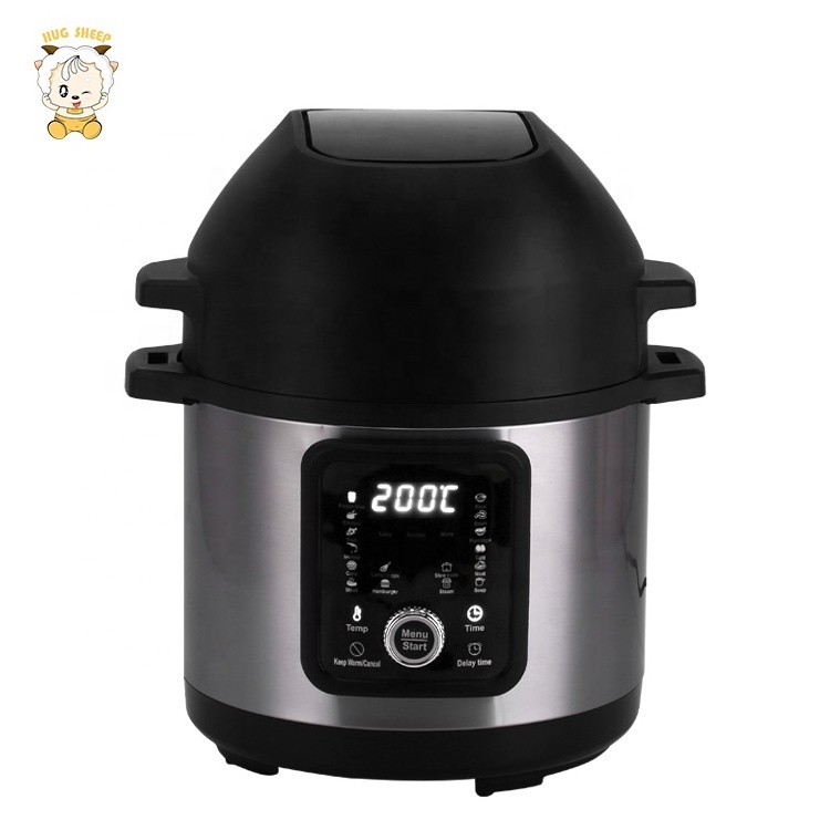 New Product Of Multifunctional Control Panel 2-in-1 Air Fryer And Pressure Cooker