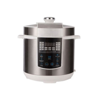 Household High Quality Led Display Stainless Steel Multi Function Pressure Cooker 1000W 6L