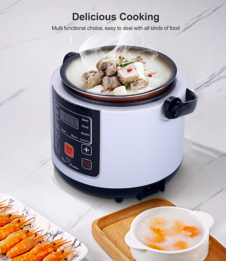 Wholesale of Household Appliances Travel Portable Non Stick Pots Small Mini Rice Cookers 1.6L Electric CB OEM Cylinder 330W 220