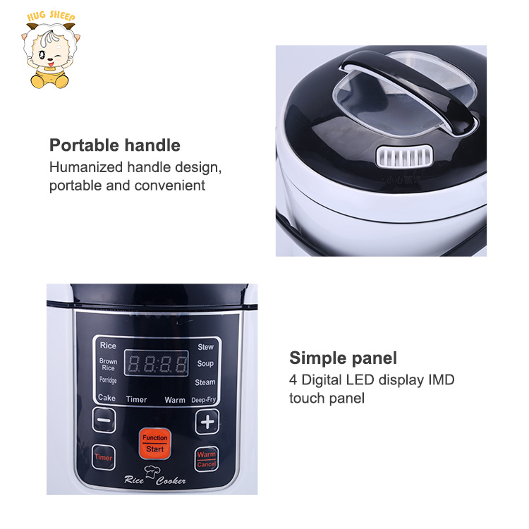 Wholesale of Household Appliances Travel Portable Non Stick Pots Small Mini Rice Cookers 1.6L Electric CB OEM Cylinder 330W 220