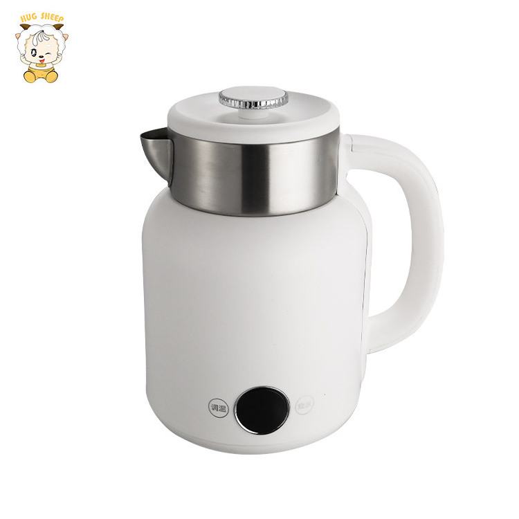 Stainless Steel Electric Kettle Cute Water Boiler Tea Kettle For Travel Portable 1.5 L