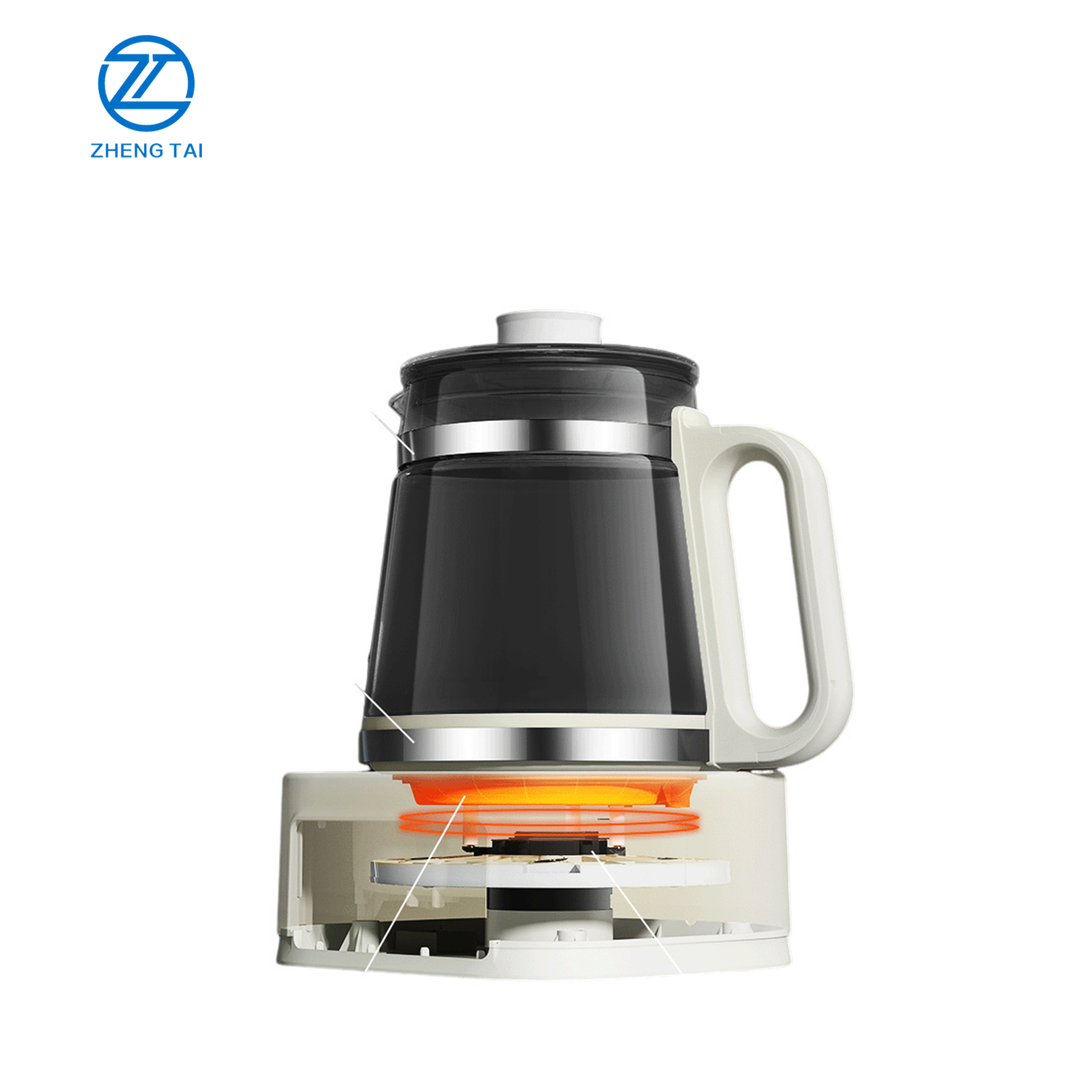 Separate Electric Kettle 1.5L. Customized Constant Temperature Duration