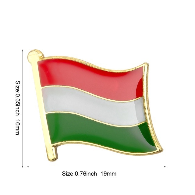 Custom country flag enamel pin zinc alloy Iron die cast metal lapel pin for national day's souvenir ensign brooch flag pin