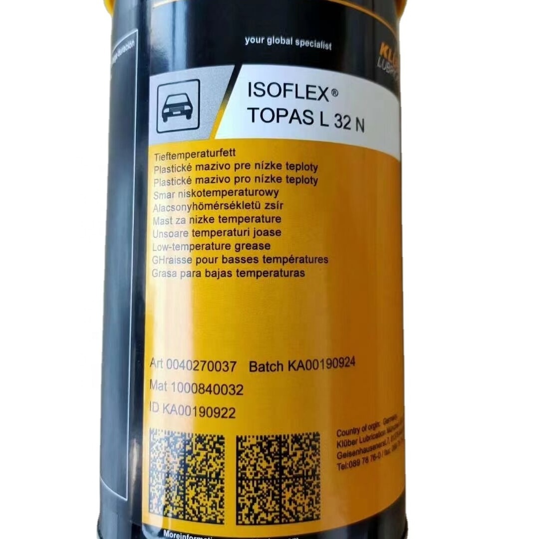 Kluber ISOFLEX TOPAS L 32N 1KG with Black Packaging Of Industrial Lubricant Grease Is Suitable For SMT Industry