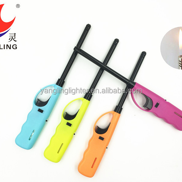 Long stick industry wholesale kitchen refillable custom lighter candle gas lighter BBQ lighter