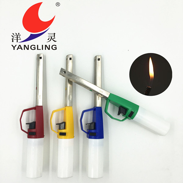 Hot selling good quality refillable custom lighters for kitchen BBQ