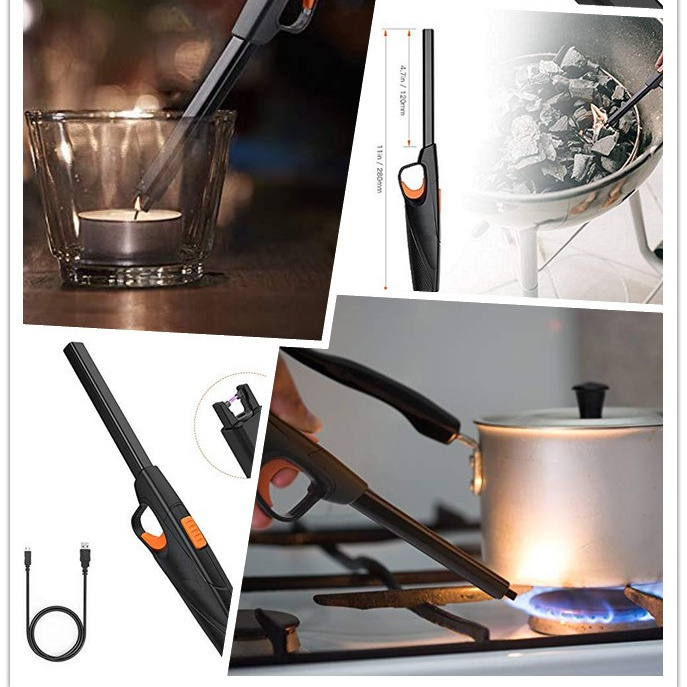 New design BBQ ARC lighter windproof flameless rechargeable lighters