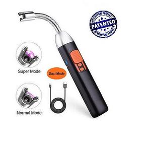 360 Extra Long  Neck Dual Mode Ignition Electric Arc Lighter  for Camping