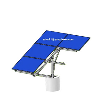 Adjustable Solar Panel Ground Rack Solar Panel Mounting System Solar Pole Adjustable Angle Solar Panel Mount Pole Stand