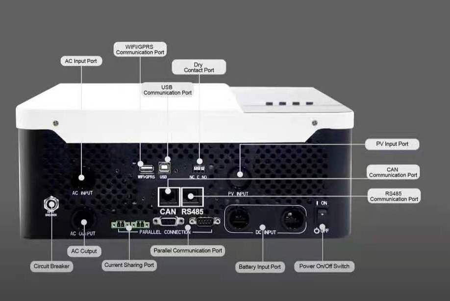 5kw 10kw 30kw PV Pure Sine Wave Off-grid Solar Inverter for Solar Power Energy System