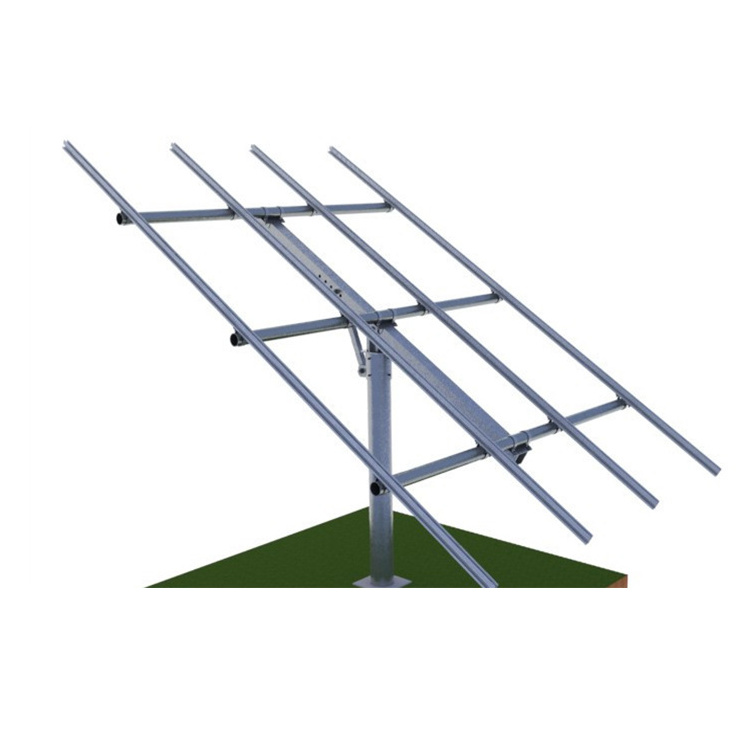 Adjustable Solar Ground Mounting Bracket Solar PV Q235 Frame Rack Solar Power System Aluminum or Carbon Iron Rails Open Field