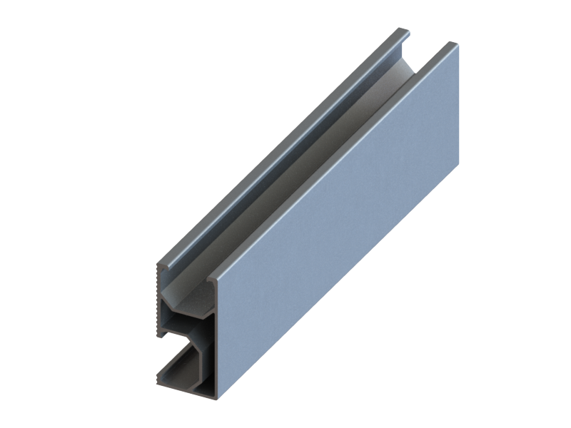 Anodized Aluminum Mounting Rails for Solar Rooftop Mounting System