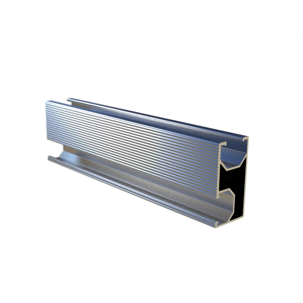 Anodized Aluminum Mounting Rails for Solar Rooftop Mounting System