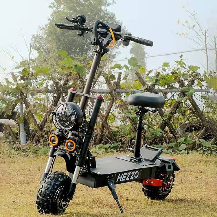 2024 HEZZO HS-11Pro Escooter 60V 5600W Dual Motors 30AH 40Ah LG 11inch Foldable Off Road Fat Tire Dualtron Electric Kick Scooter