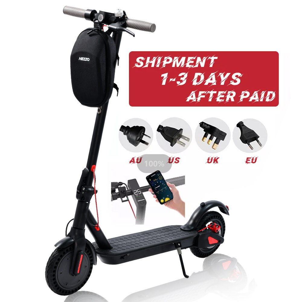 HEZZO free shipping 350W 36V 7.8Ah powerful eScooter xiomi High Speed Waterproof Cheap Foldable fast speed electric scooters usa