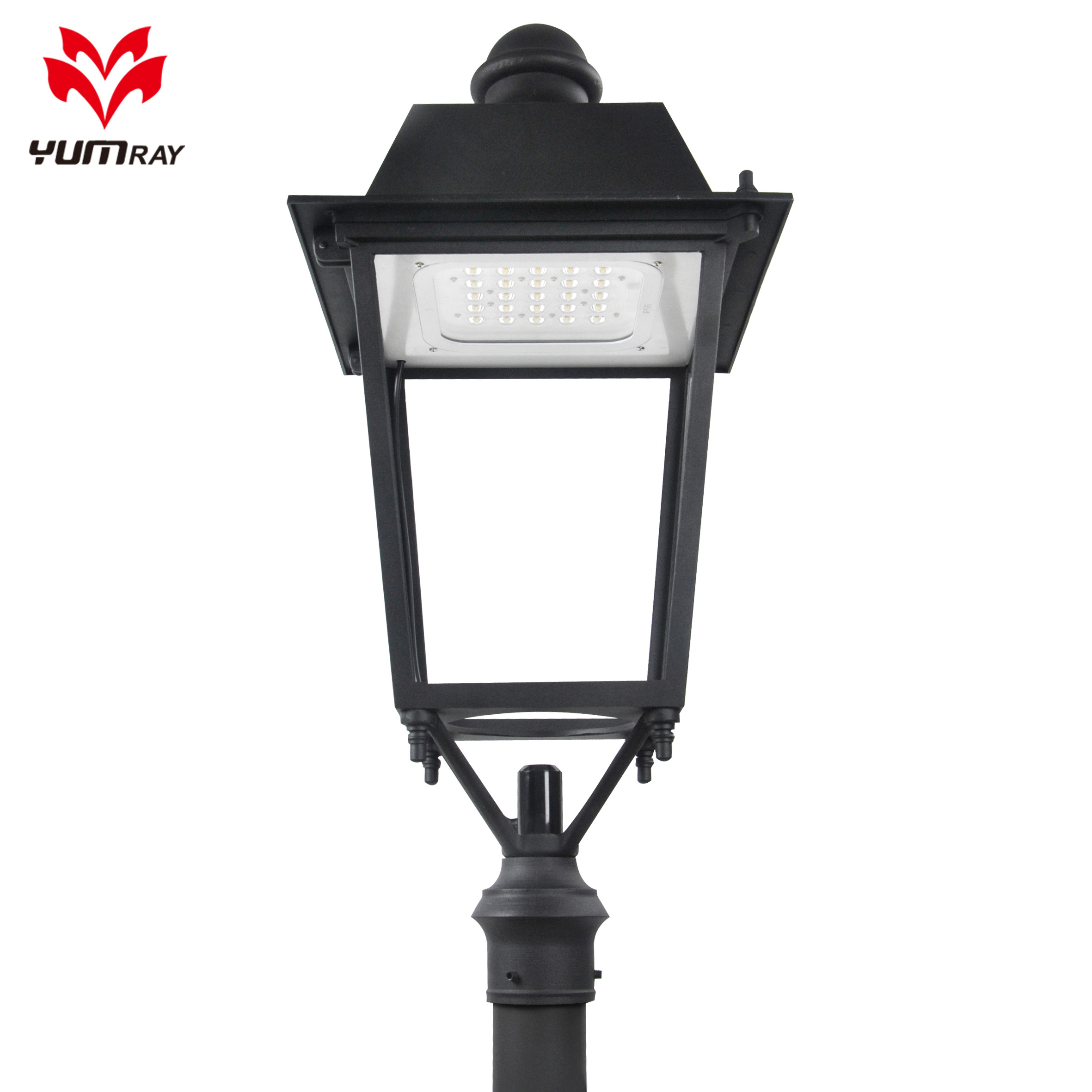 Classical design LED lamp source CE ETL certificate IP65 outdoor garden post top lantern