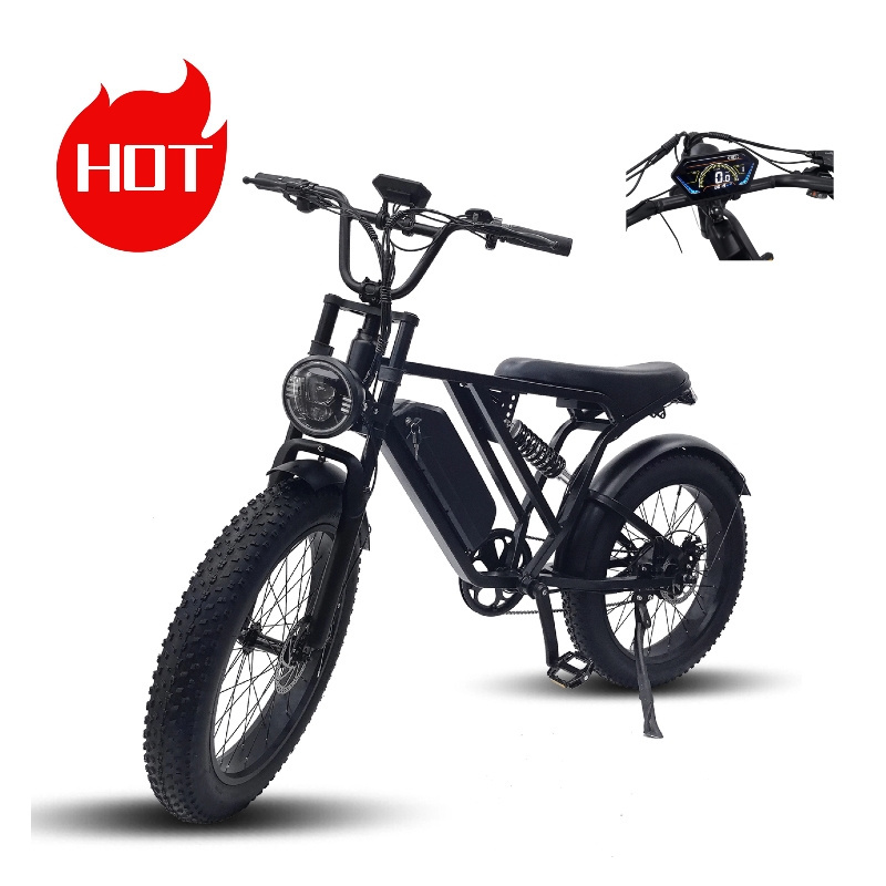 Factory Supply 24 Inch All Terrain Electric Bike Fat Tire Bicycle Y-24 Fat Tire Ebike 20 Inch Double disc brake Mountain Bike