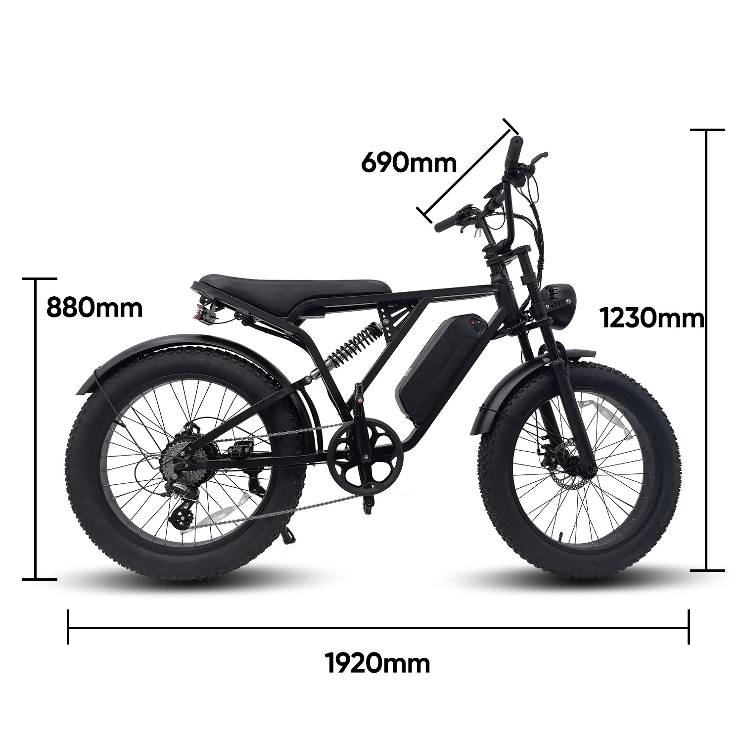 Factory Supply 24 Inch All Terrain Electric Bike Fat Tire Bicycle Y-24 Fat Tire Ebike 20 Inch Double disc brake Mountain Bike