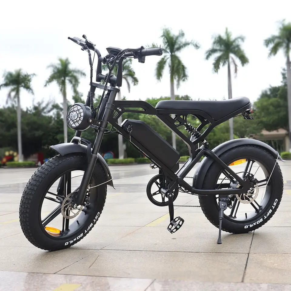 US EU Ready for Shipment engwe V20 26AH 750W Electric Motorcycle 20 inch Fat Tire Ebike  V20 Dual Suspension Mountain Bike