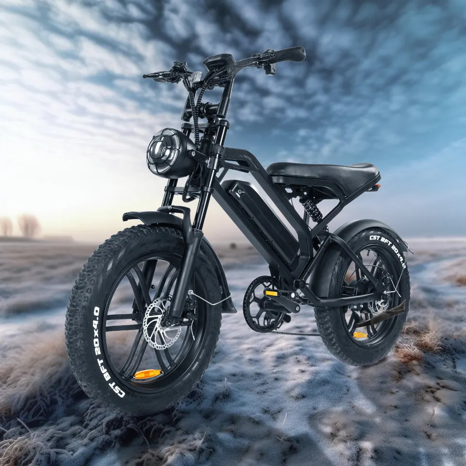 US EU Ready for Shipment engwe V20 26AH 750W Electric Motorcycle 20 inch Fat Tire Ebike  V20 Dual Suspension Mountain Bike