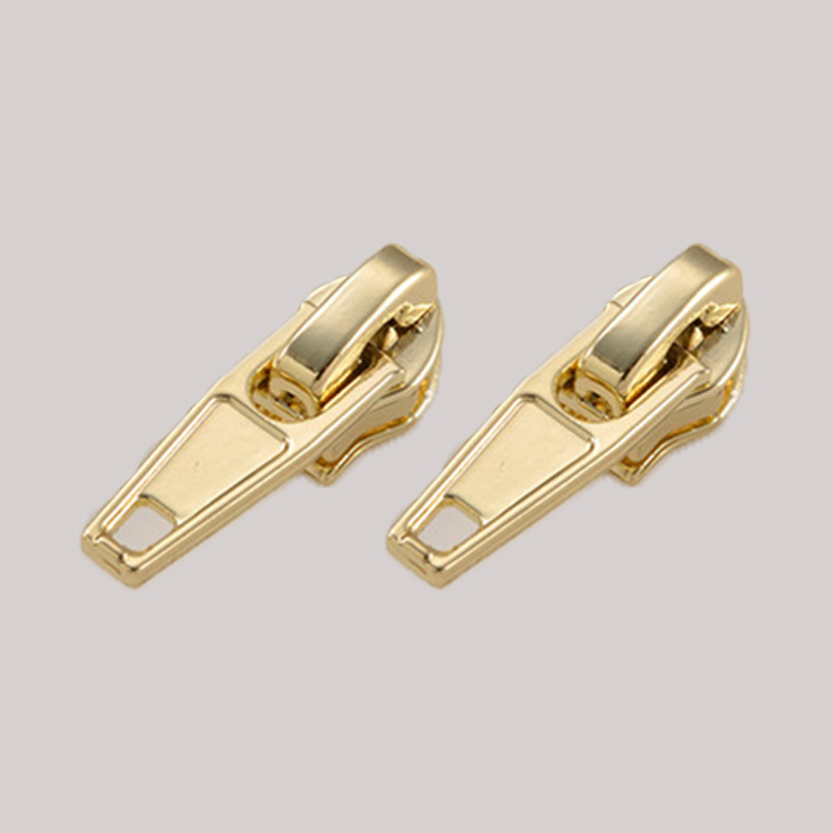 Hot sale metal zipper puller slider and head 5 custom zinc alloy zipper pull zipper head