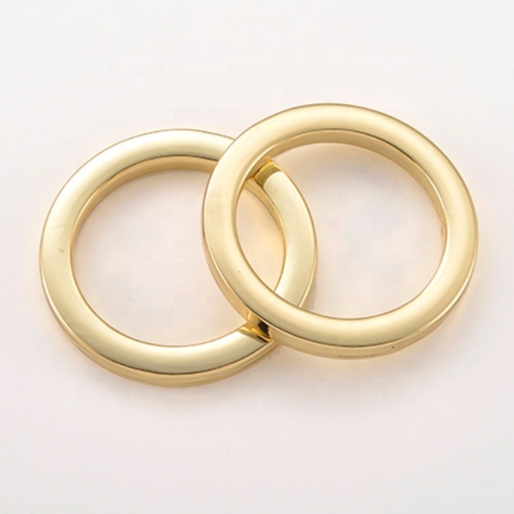 Bag accessories Zinc Alloy gold metal O ring for handmade bag o ring metal  o ring stainless steel