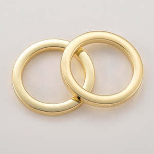 Bag accessories Zinc Alloy gold metal O ring for handmade bag o ring metal  o ring stainless steel