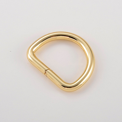 High Quality Metal D Ring Buckles 25mm black d ring antique brass Purse D Rings Square buckle for leather belt