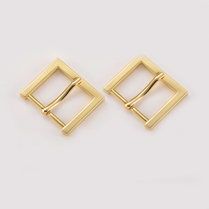 High quality light gold Bag buckle accessories Belt buckle metal Slide metal buckle