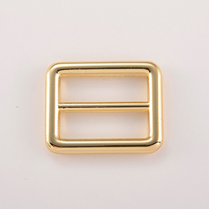 New product light gold Tri glide slider buckle Adjustable sliding buckle Strap buckle