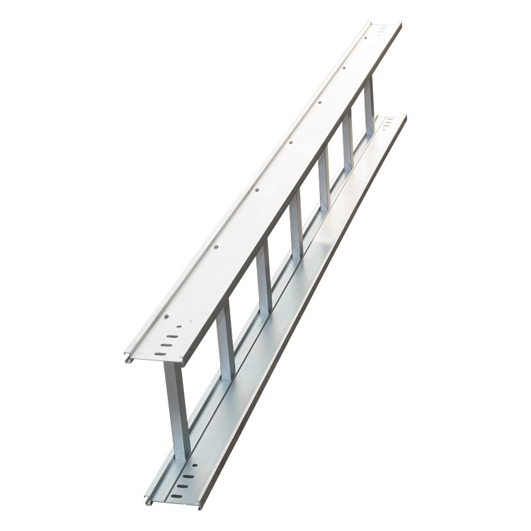 Step type cable tray hot dip galvanized ladder type cable tray spray plastic composite resin ladder type cable tray