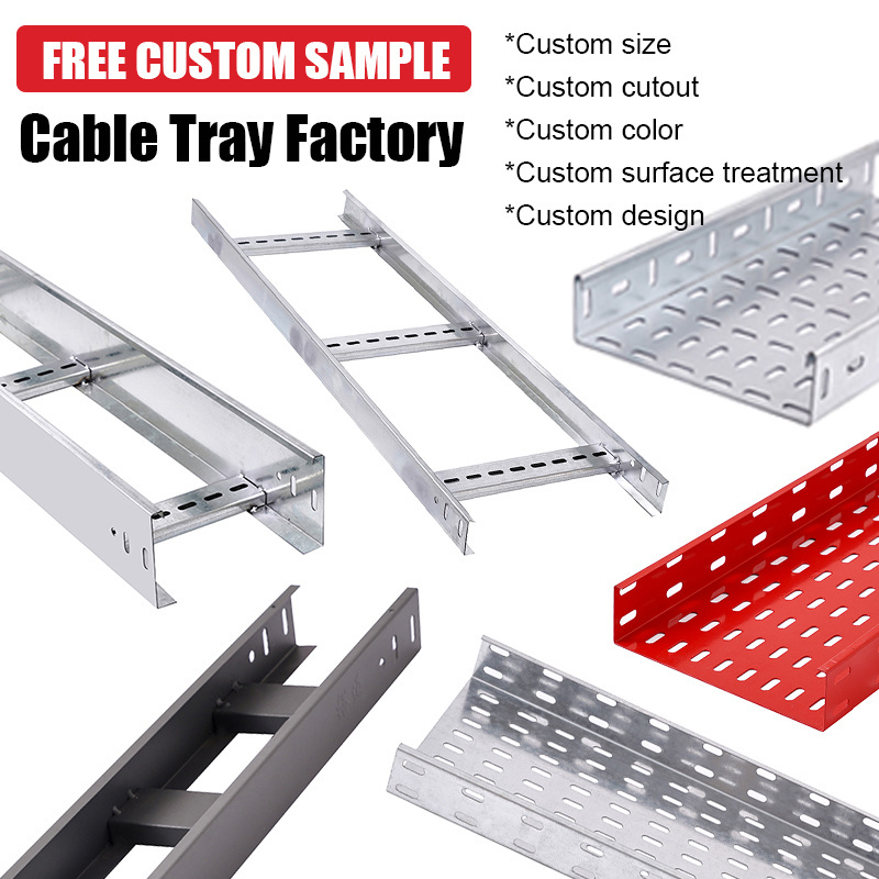 Metal Cable Tray Manufacture Good Quality Cable Trunking Stainless Steel 304 316 Perforated Cable Tray With Hot Dipped Galvanize