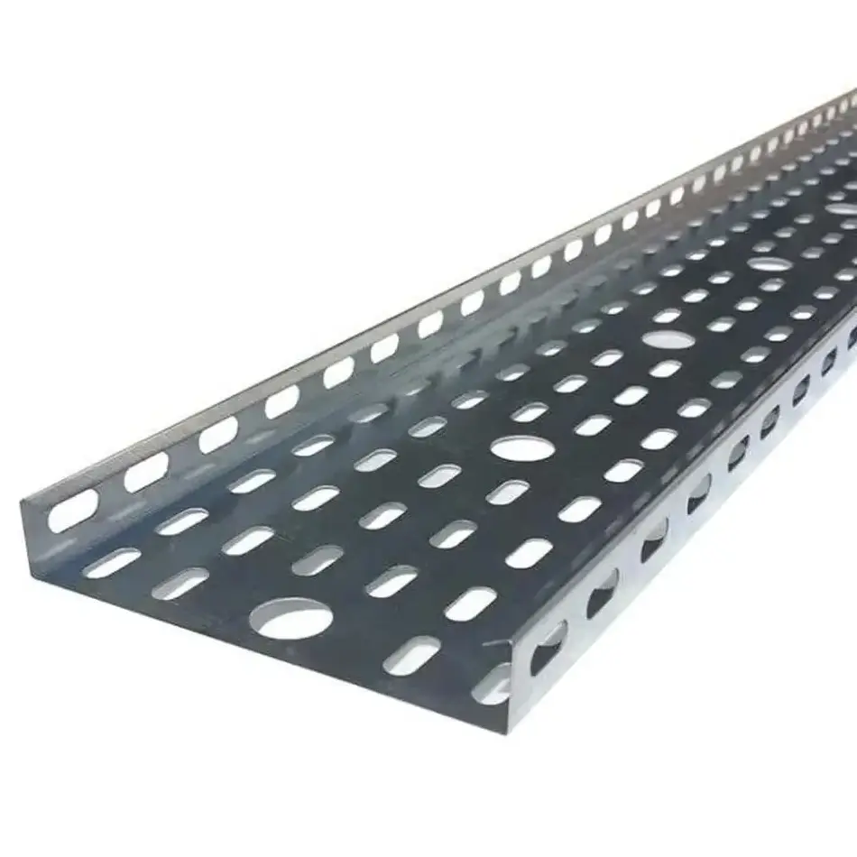 Perforated Ladder Type Steel Wire Mesh Hot DIP /Pre-Galvanized Trunking Cable Tray