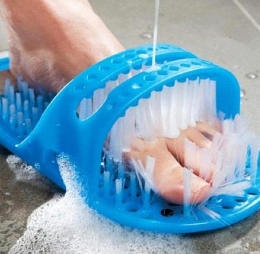 Feet Cleaner Simple Foot Scrubber Feet Shower Spa Easy Feet Cleaning Brush Exfoliating Foot Massager Slipper