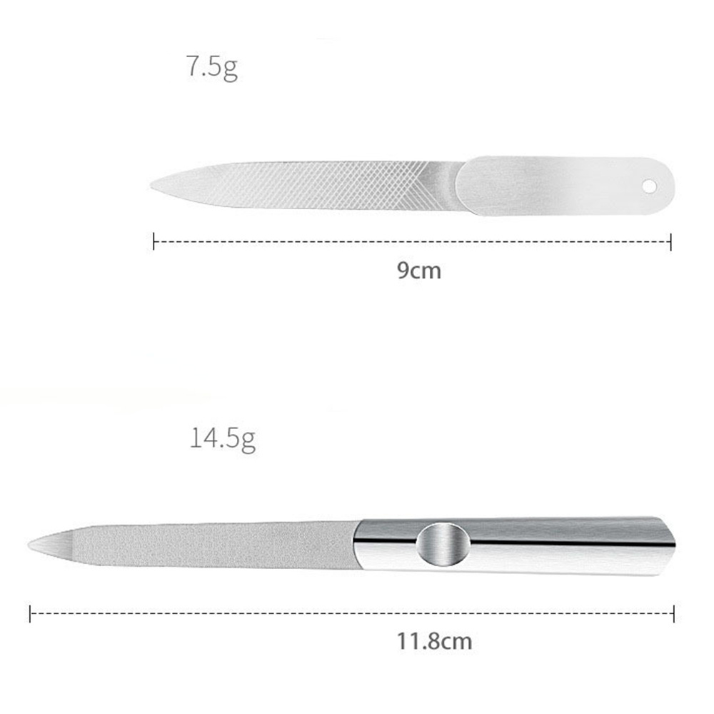 Custom Logo Professional Stainless Steel Nail File