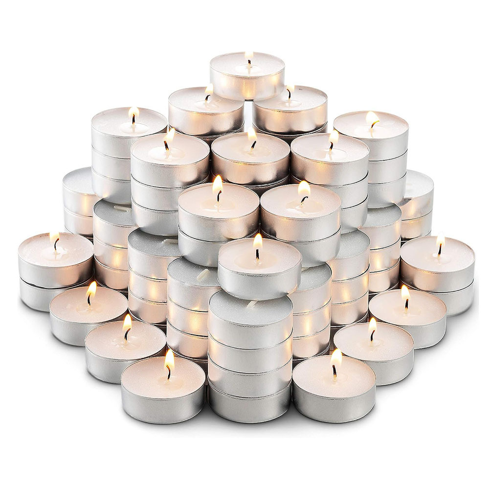 Wholesale White Mini Tealight Candles in Bulk Small Votive Smokeless Candles for Home