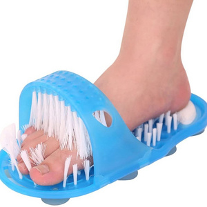 Feet Cleaner Simple Foot Scrubber Feet Shower Spa Easy Feet Cleaning Brush Exfoliating Foot Massager Slipper