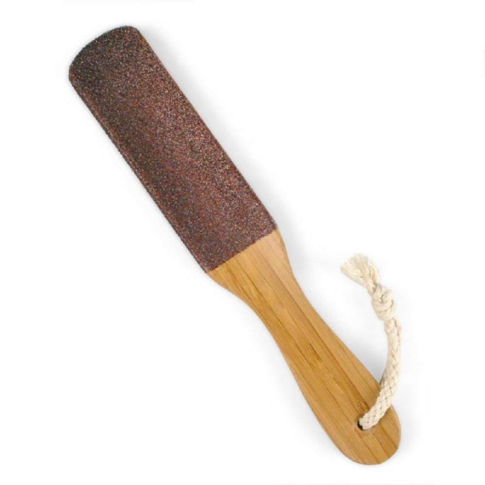 Wood Pedicure Rub Callus Pumice Stone Foot File