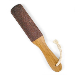 Wood Pedicure Rub Callus Pumice Stone Foot File